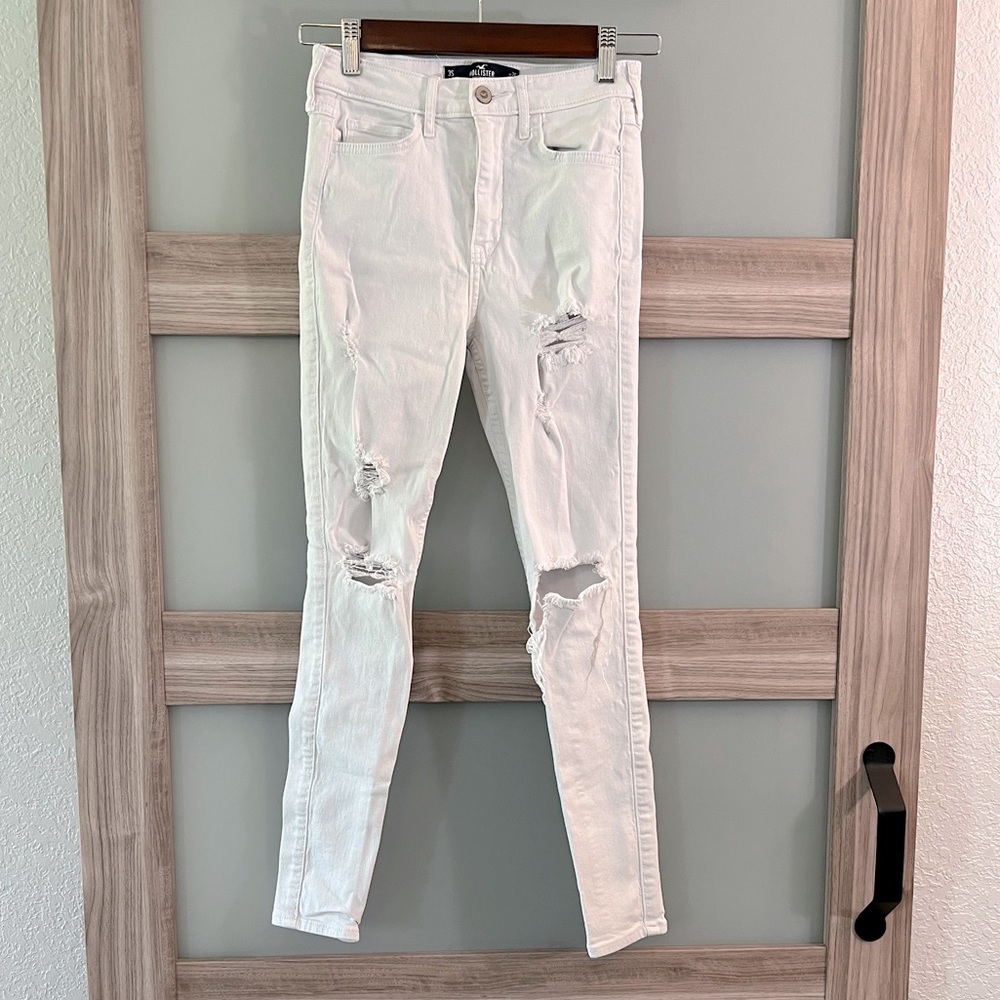 🔥 5 for $25 | Hollister | Ripped Super Skinny Jeans | Women’s Size 3 Short